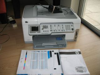 HP Photosmart C7280 All In One Inkjet Printer   full of ink  wireless