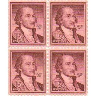 John Jay Set of 4 x 15 Cent US Postage Stamps NEW