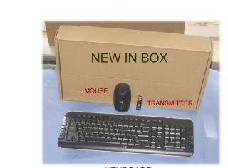 New HP Wireless Keyboard Mouse and USB Transmitter