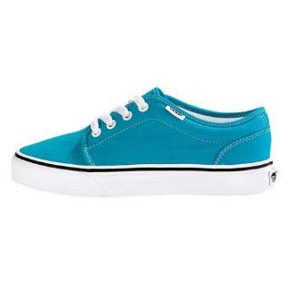 Vans 106 Vulc Skate Shoe   Turquoise/White: Shoes
