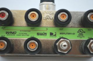 WNC MSPLIT8R1 01 8 Way High Frequency SWM Splitter Green Lable Ka KU