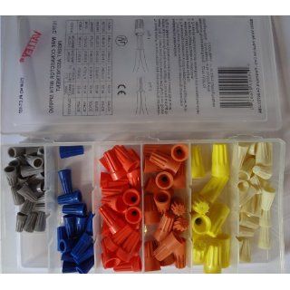 Valley Wire Nut   Connector Assortment   107 Pieces, with Plastic