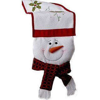 102 Inch Table Runner w/ Checkered Scarf Snowman Home