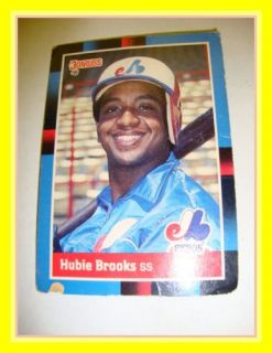 Donruss 1988 468 Hubie Brooks Jr Expos