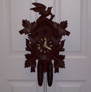 Large Old Black Forest 8 Day Cuckoo Clock