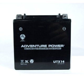 UPG UTX14 Adventure Power Power Sport AGM Series Sealed AGM Battery