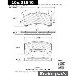 Centric Parts 105.01540 Front Brake Pad    Automotive