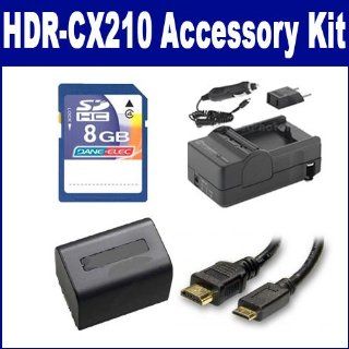 Sony HDR CX210 Camcorder Accessory Kit includes: SDM 109