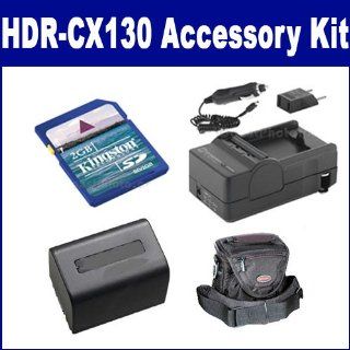 Sony HDR CX130 Camcorder Accessory Kit includes SDM 109