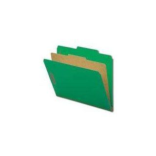Smead Top Tab Colored Classification Folder With 1 Divider