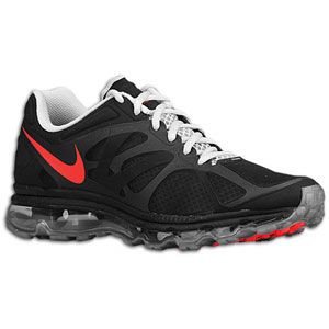 Nike Air Max + 2012   Mens   Running   Shoes   Black/Metallic Silver