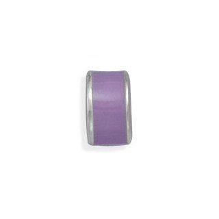 Purple Epoxy Wheel Bead Jewelry