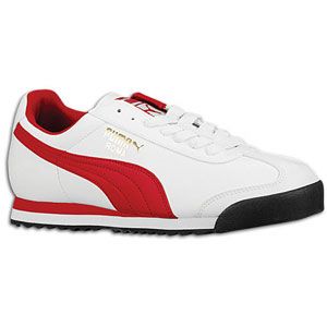 PUMA Roma Basic   Mens   Training   Shoes   White/Team Regal Red