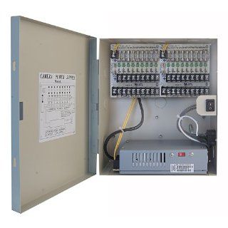 Offex Wholesale 12VDC Power Distribution Box, 18 Ports, 10