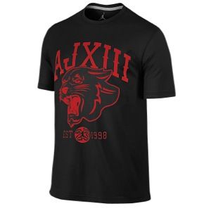 Jordan Retro 13 BC T Shirt   Mens   Basketball   Clothing   Black/Gym