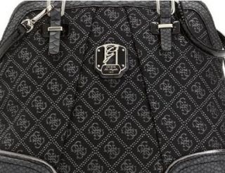 New Guess Florrie Small Dome Satchel Black SG363005 NWT
