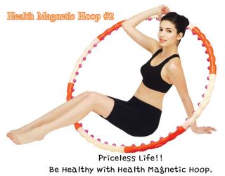 Health Magnetic Hula Hoop #2   No Box   Weighted Hoola Hoop   48 Air