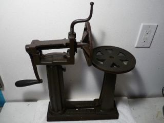 RARE Old L T Hulberts Tinsmiths Improved Double Seamer Machine VG