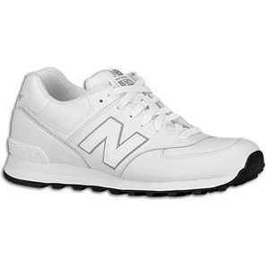 New Balance 574   Mens   Running   Shoes   White/Silver
