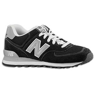 New Balance 574   Mens   Running   Shoes   Black/Silver