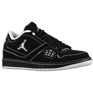 Jordan 1 Flight Low   Mens   Basketball   Shoes   Black/White/Black