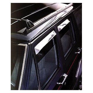 Auto Ventshade 14088 Ventshade 4 Piece Stainless Steel Window Visor