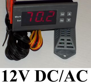 12V Humidity Air Controller Dehumidifire Humidifier Control incubator