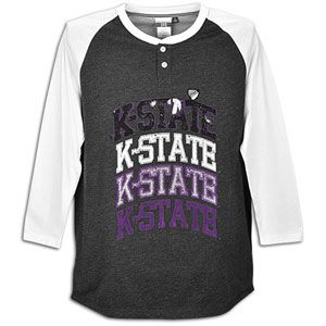 Smartthreads College Repeating Henley   Mens   Kansas State   Heather