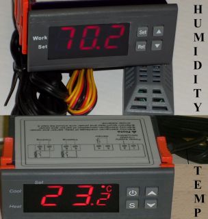 Humidity Temperature Controller Control Greenhouse Incubator Greenery