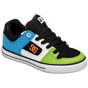 DC Shoes Pure   Boys Grade School   Skate   Shoes   Green/Black/White