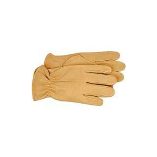 Boss Co Unlined Leather Glove Tan Large Pack Of 12   4050