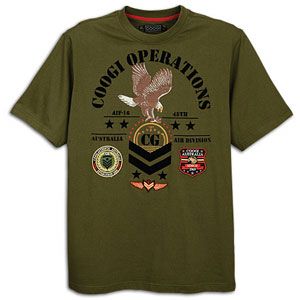 Coogi Military Operations Short Sleeve T Shirt   Mens   Olive Green