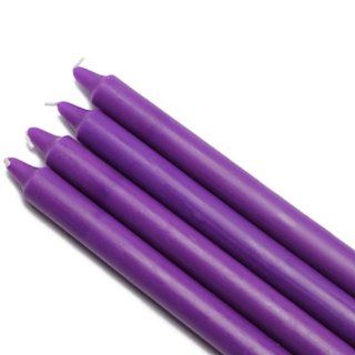 10 Purple Straight Taper Candles (1 Dozen) Home