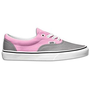 Vans Era   Mens   Skate   Shoes   Frost Grey/Neon Pink