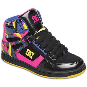 DC Shoes DC W Rebound HI LE   Womens   Skate   Shoes   Black/Crazy