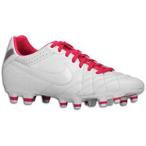 Nike Tiempo Mystic IV FG   Womens   Soccer   Shoes   White/Fireberry