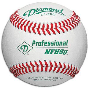 The Diamond D1 Pro Professional League Baseball features a cushioned