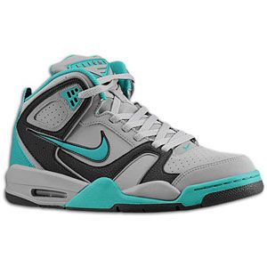 Nike Flight Falcon   Mens   Basketball   Shoes   Stealth/Blue Emerald