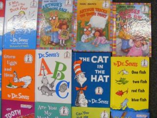 Set of 20 Dr Seuss Childrens Books New Cat in The Hat Green Eggs Ham