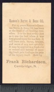 Antique Maud Humphrey Ramons Nerve Bone Oil Cure Cambridge Victorian