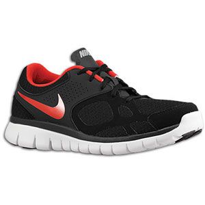 Nike Flex Run   Mens   Running   Shoes   Black/University Red/White