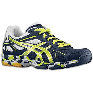 ASICS® Gel Flashpoint   Mens   Volleyball   Shoes   Navy/Lime/Silver