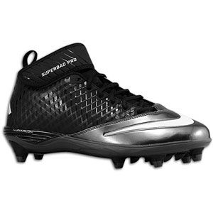 Nike Lunar Superbad Pro D   Mens   Football   Shoes   Black/Metallic