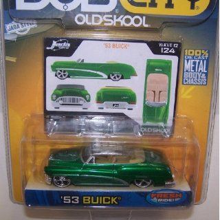  City Old Skool Wave 12 1953 Buick in Color Green No#124: Toys & Games
