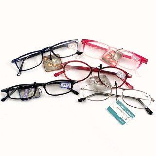 Plastic Reading Glasses 125 Power Assorted Colors Case
