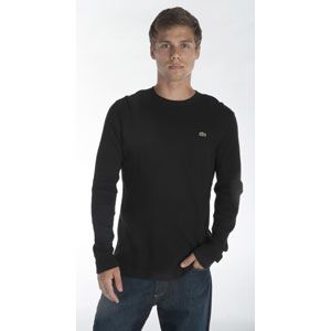 Lacoste Waffle Crew Longsleeve Knit   Mens   Casual   Clothing