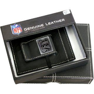 Cincinnati Bengals Leather Money Clip With Metal Logo