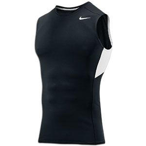 Nike Tight Tank   Mens   Track & Field   Clothing   Black/White