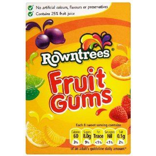 Rowntrees Fruit Gums Carton 125g Grocery & Gourmet Food
