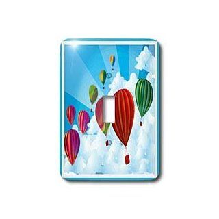 3dRose LLC lsp_12921_1 Hot Air Balloons   Single Toggle